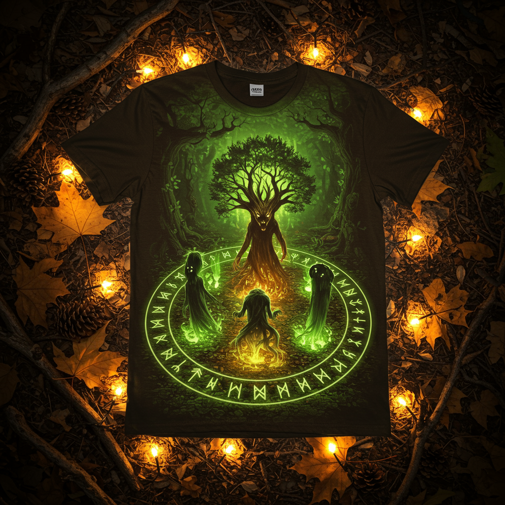 🌕 Ritual of the Forest 3D All-Over Print Shirt