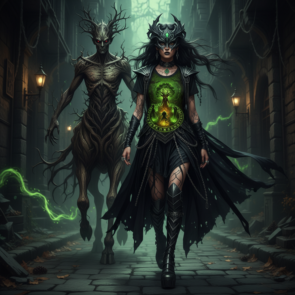 🌕 Ritual of the Forest 3D All-Over Print Shirt