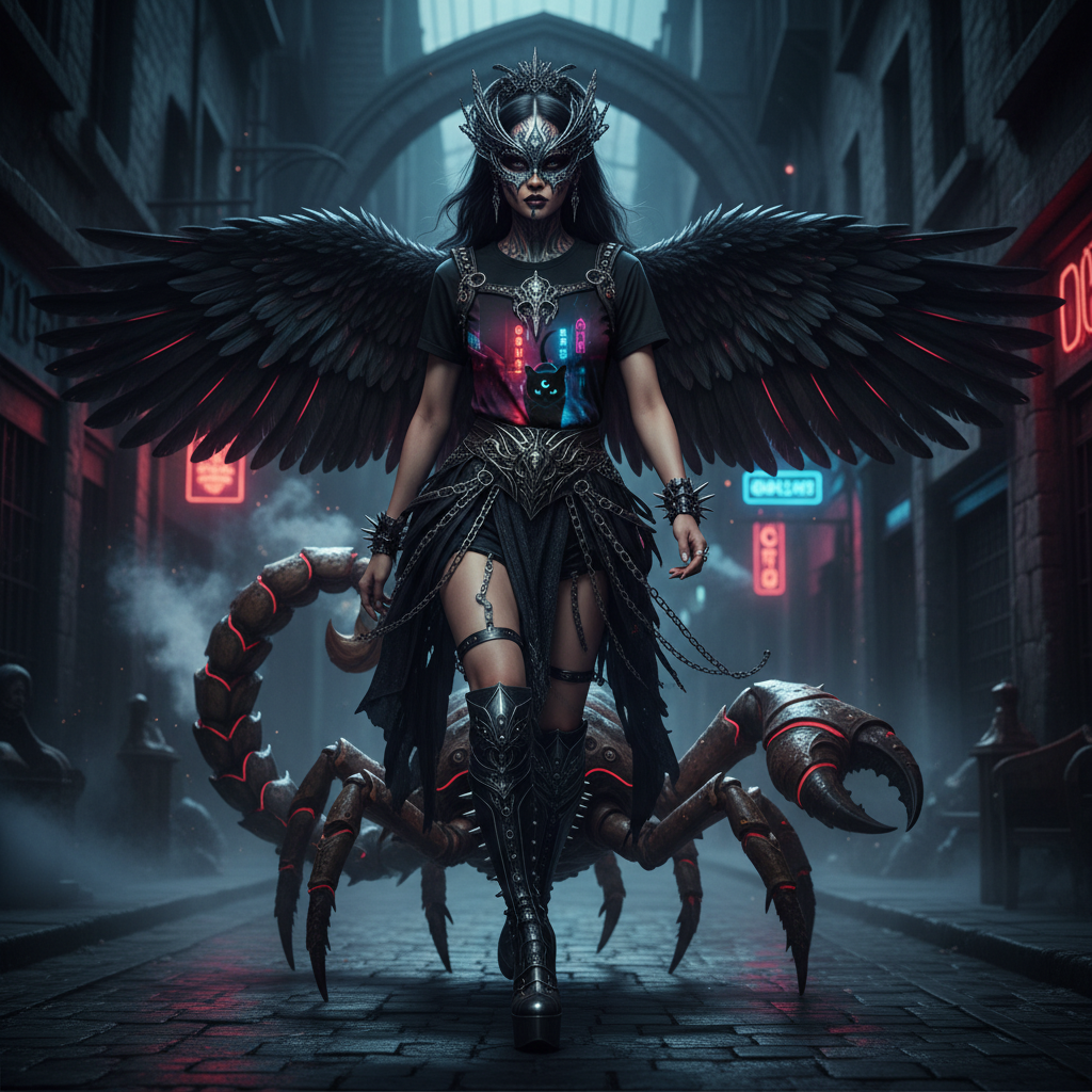 🌙 Neon Moon Cat 3D All-Over Print T-Shirt