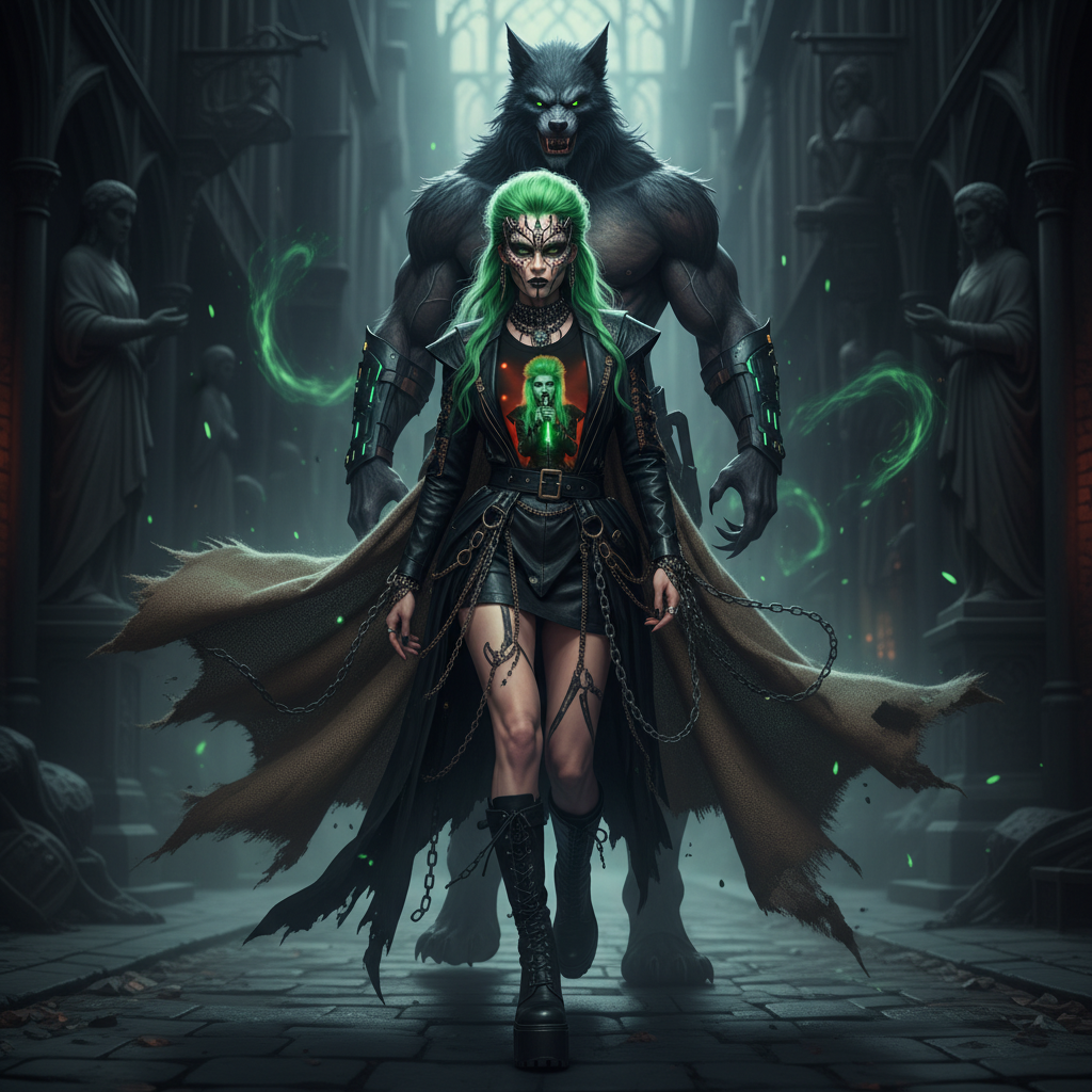 ⚡ Neon Rockstar 3D All-Over Print T-Shirt