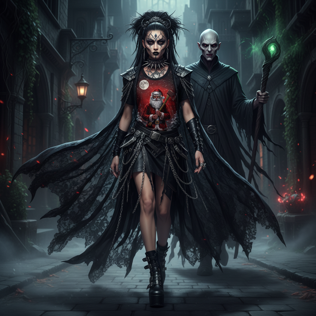 🎅 Bloody Santa 3D All-Over Print T-Shirt