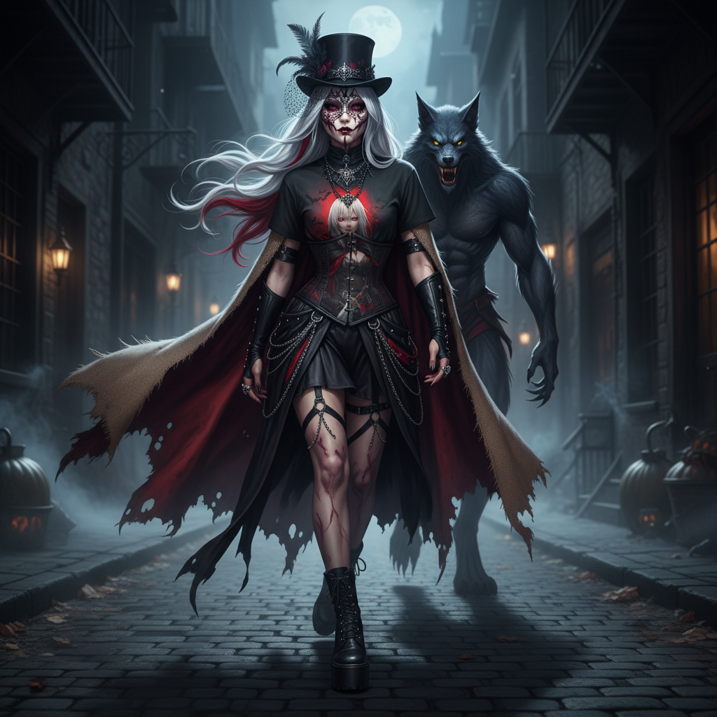 🩸 Vampire Huntress 3D All-Over Print T-Shirt