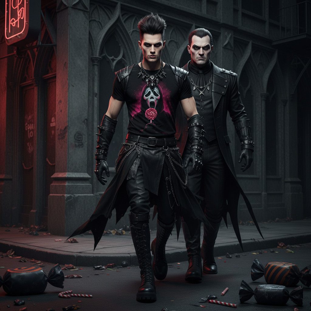 🍬 Sweet Scream Candy T-Shirt | Horror Pop Art Design