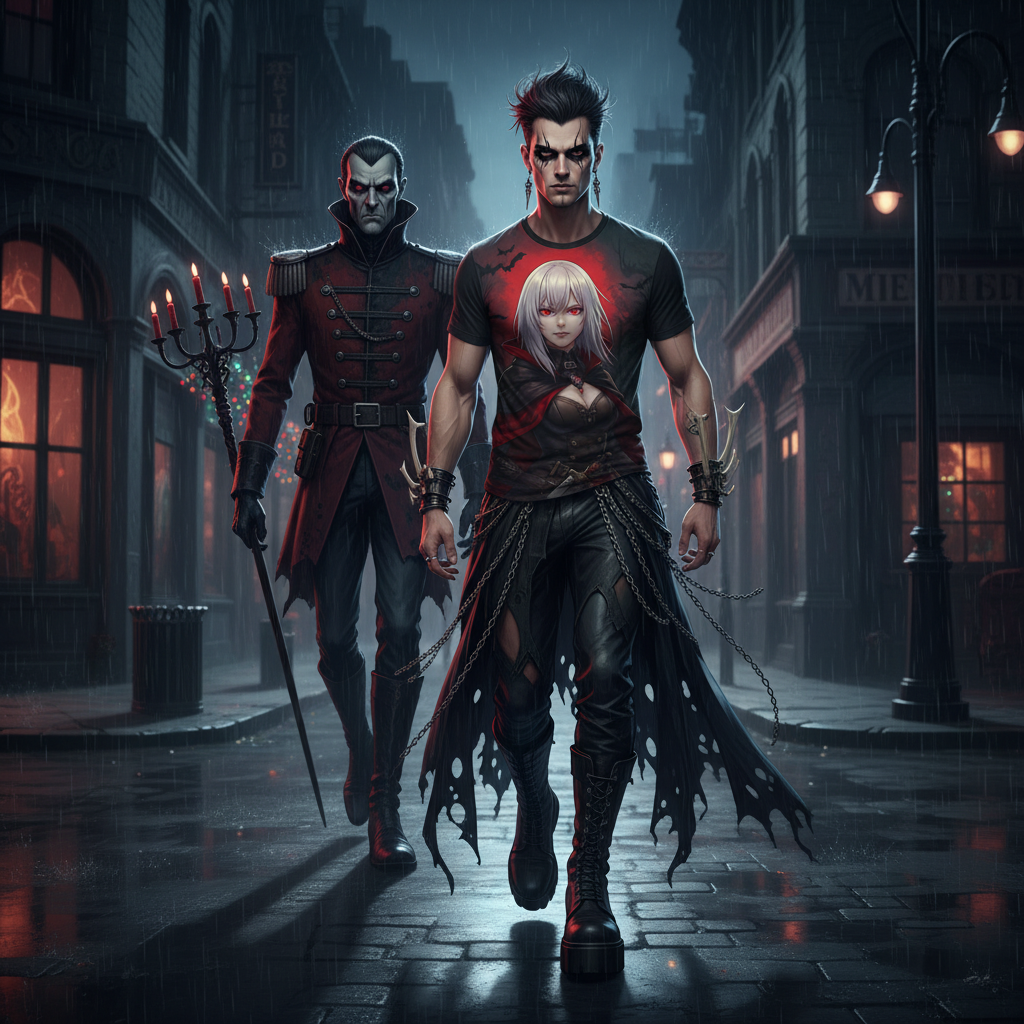 🩸 Vampire Huntress 3D All-Over Print T-Shirt