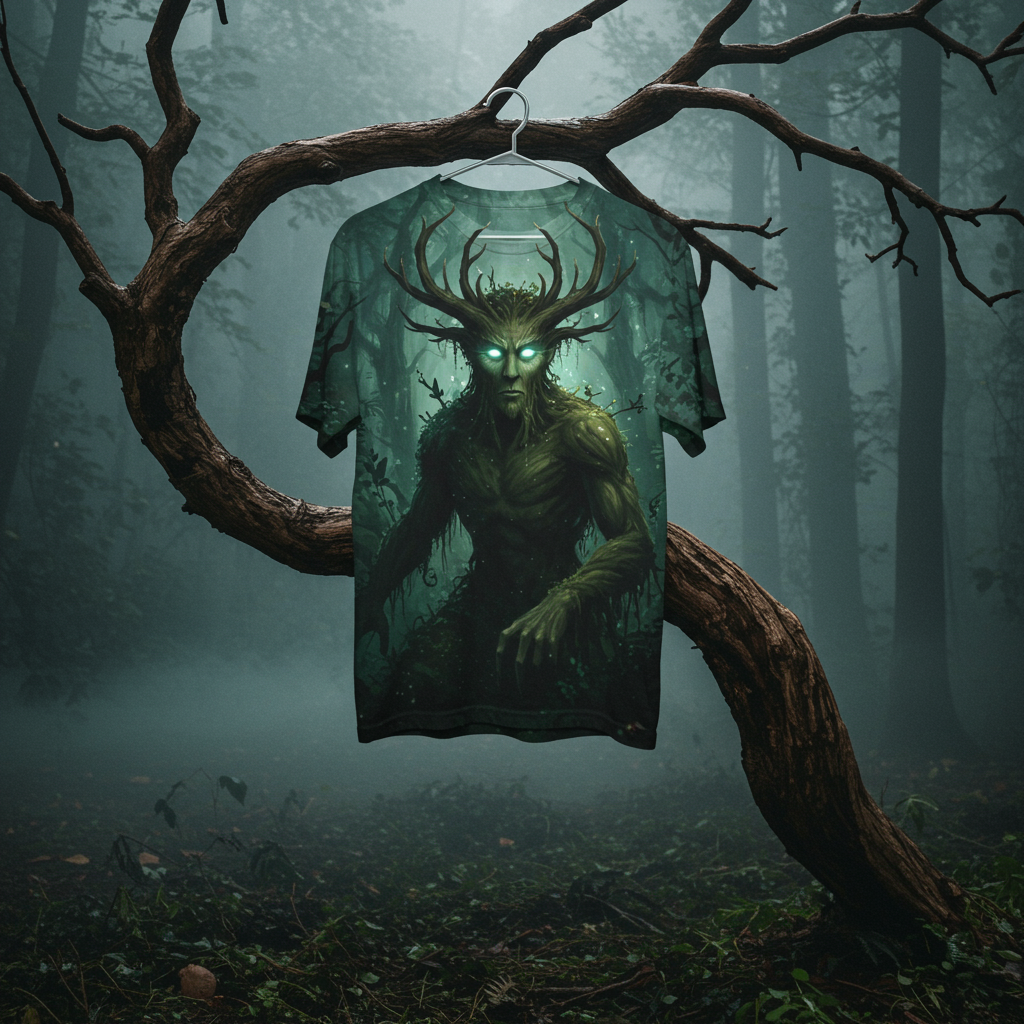 🌲 Forest Guardian 3D All-Over Print T-Shirt