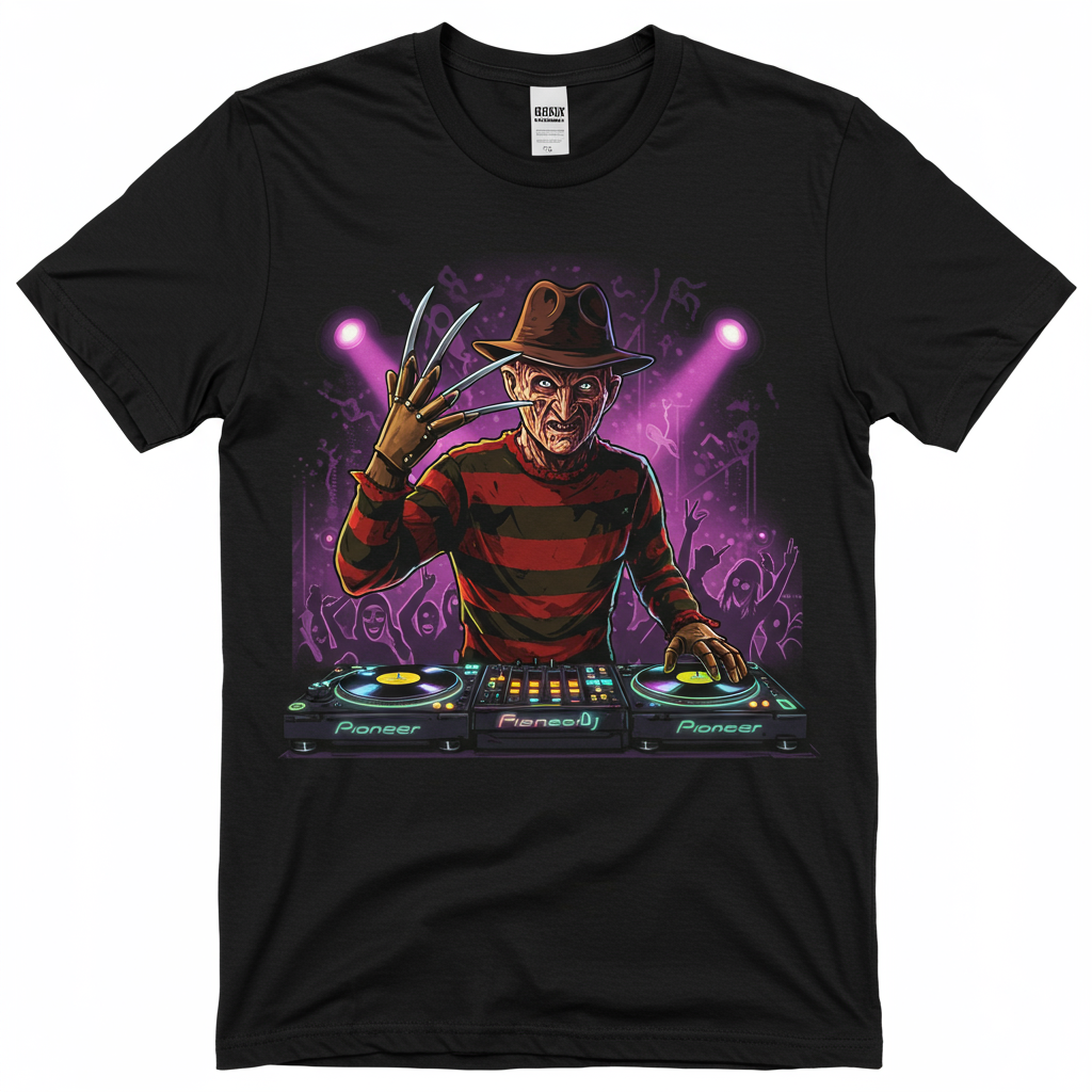 🎧 Nightmare DJ T-Shirt | Horror Remix Edition