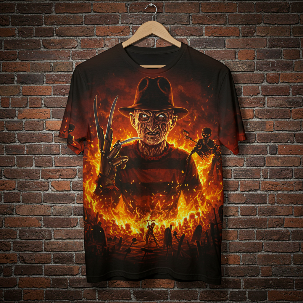 🔥 Nightmare Inferno 3D All-Over Print T-Shirt