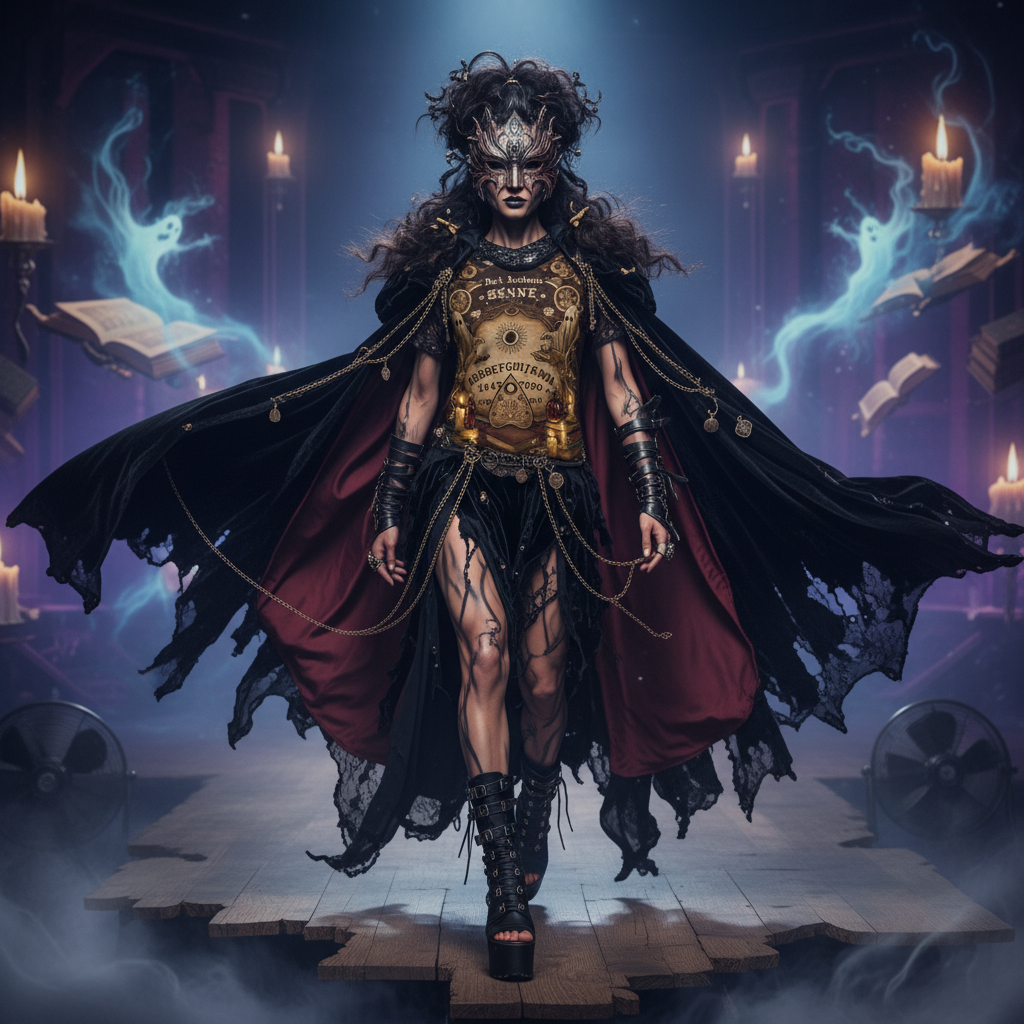 📜 Dark Academia Séance 3D All Print T-Shirt