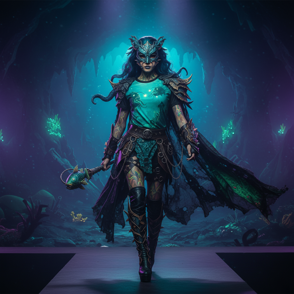 🌊 Deep Abyss 3D All-Over Print T-Shirt