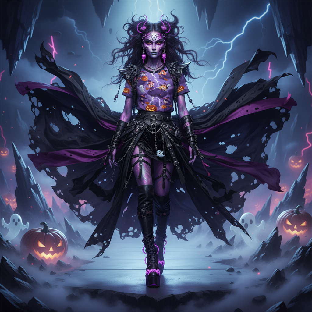 🧙‍♀️ Witchy Sky 3D All-Over Print Sleeve T-Shirt