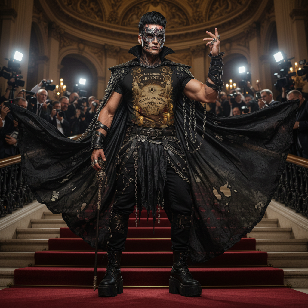 📜 Dark Academia Séance 3D All Print T-Shirt