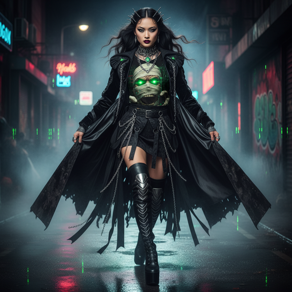 ⚡ Cyber Mummy 3D All-Over Print T-Shirt