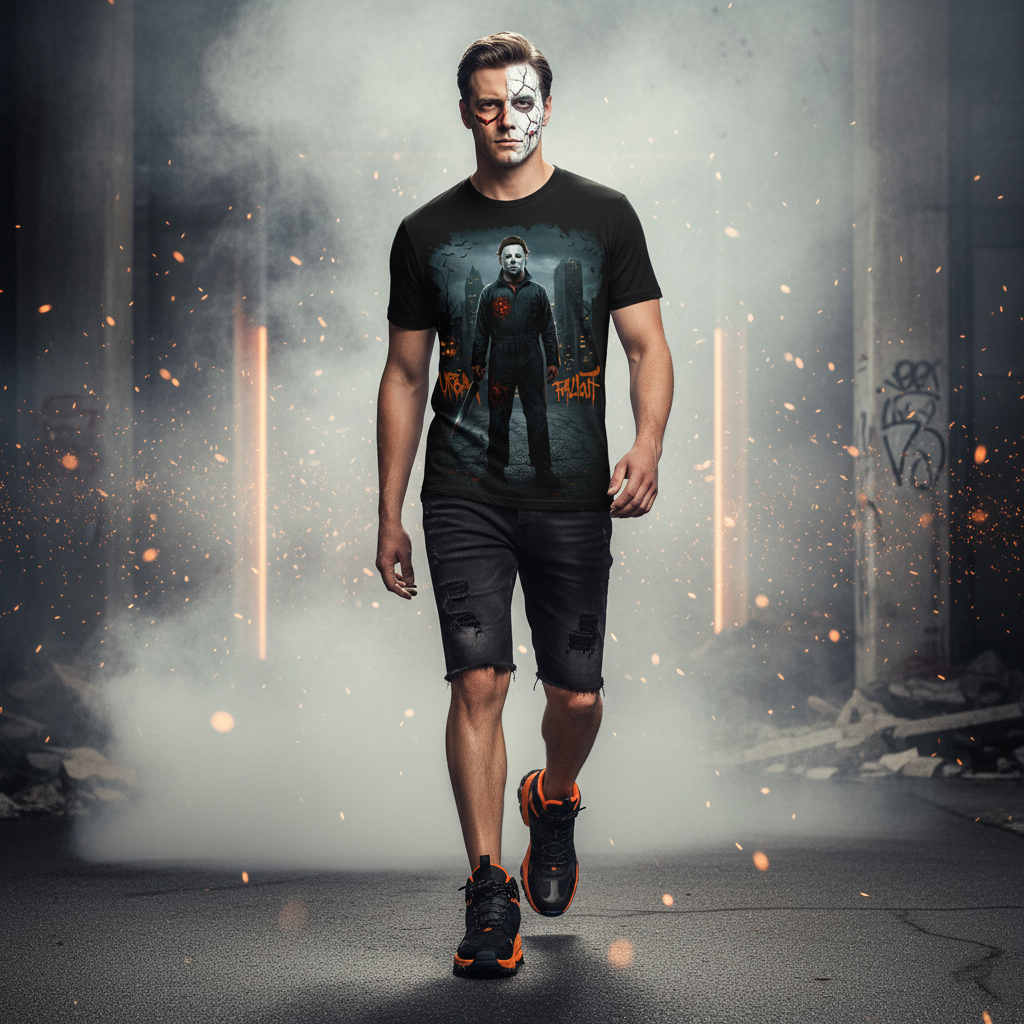 🔪 Urban Fallout 3D All-Over Print T-Shirt