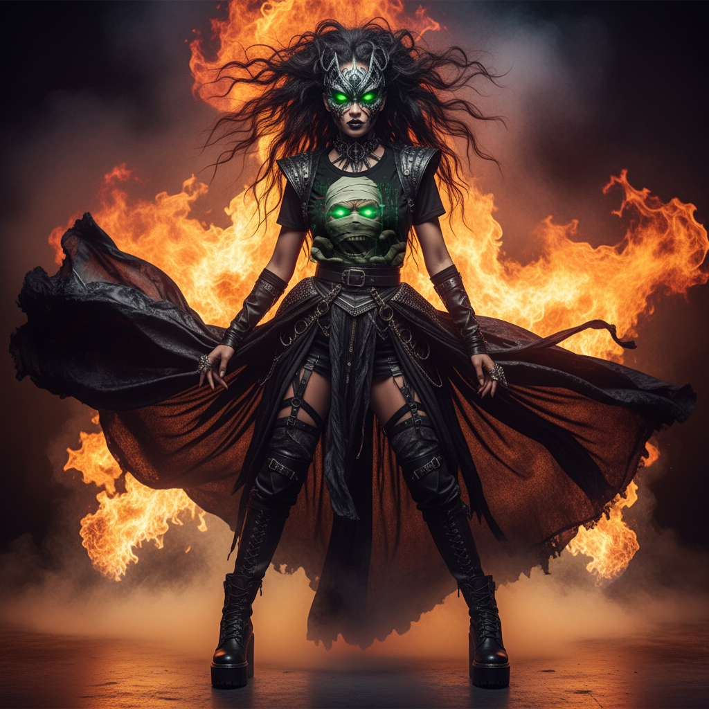 ⚡ Cyber Mummy 3D All-Over Print T-Shirt