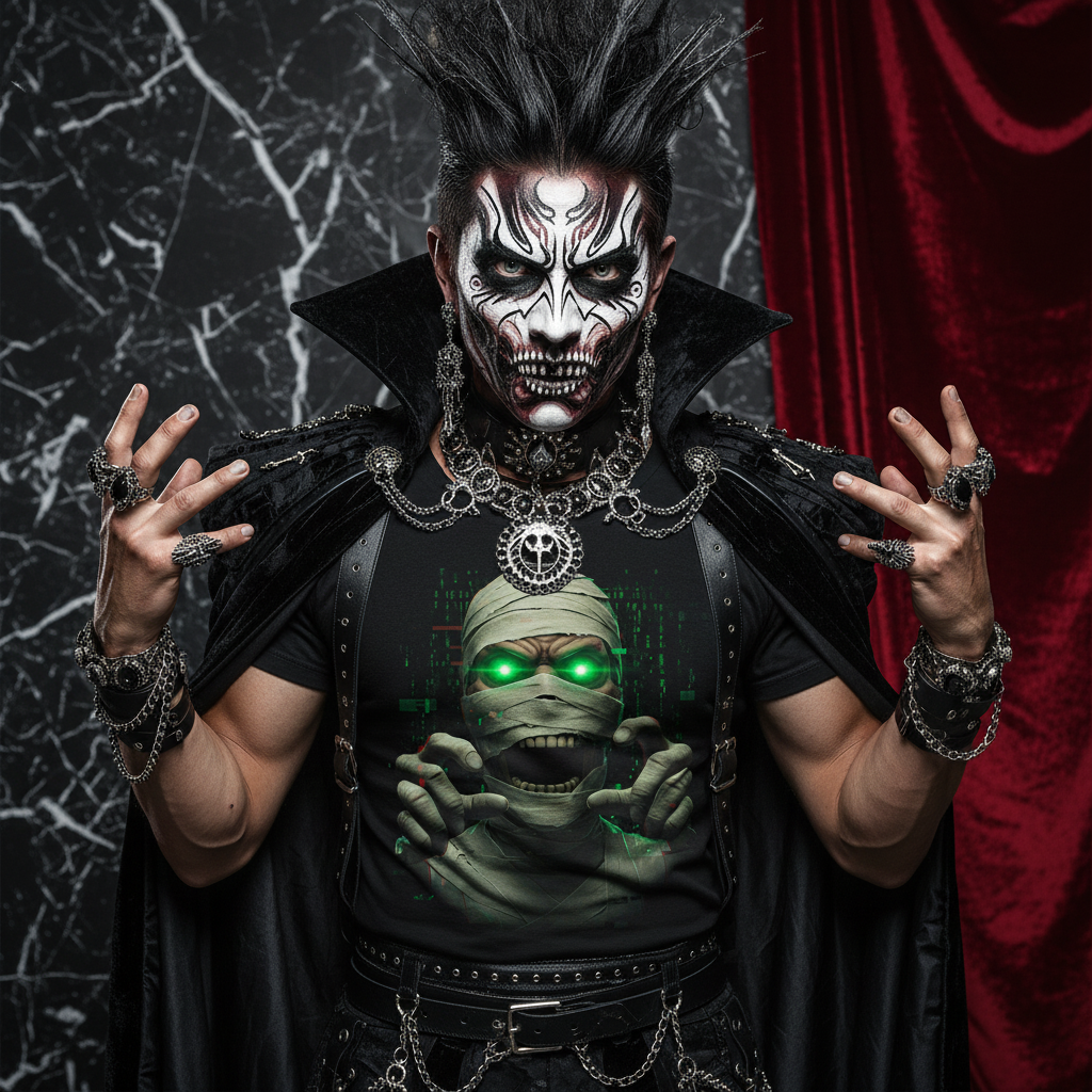 ⚡ Cyber Mummy 3D All-Over Print T-Shirt